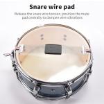 12-Piece Drum Mute Pads and Cymbal Silencers Set