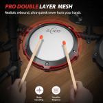 AiJoy Beginner Electric Drum Set with Mesh Pads