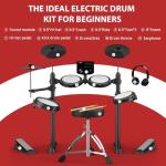 AiJoy Beginner Electric Drum Set with Mesh Pads