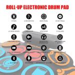 G7 Electronic Drum Kit with Bluetooth & Speakers