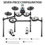 MOSEN Upgraded Electronic Drum Set with Mesh Pads
