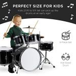 Kids 5-Piece Beginner Drum Set with Cymbals
