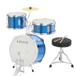 3-Piece Beginner Drum Set for Kids - Sky Blue