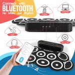 Portable 9-Pad Electric Drum Set with MIDI