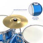 3-Piece Beginner Drum Set for Kids - Sky Blue