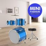 3-Piece Beginner Drum Set for Kids - Sky Blue