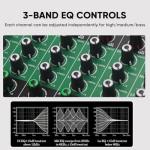 MIZISNR 8-Channel DJ Mixer with Bluetooth and Reverb