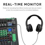 MIZISNR 8-Channel DJ Mixer with Bluetooth and Reverb