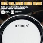 TENTOTEN Full Size Electric Drum Set for Adults