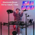 Glarry Electric Drum Set with Color Display and 450 Sounds