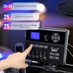 Glarry Electric Drum Set with Color Display and 450 Sounds