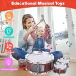 Kids Jazz Drum Set for Toddlers and Preschoolers