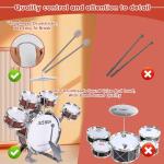 Kids Jazz Drum Set for Toddlers and Preschoolers