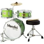 Mendini Kids 3-Piece Beginner Drum Set - Green
