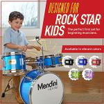 Mendini Kids 3-Piece Beginner Drum Set - Green