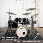 KickBlock Drum Rug 6'6" x 5'6" with Bag