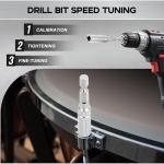 4-Piece Drum Key Set with Case and Tools