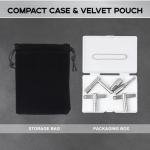 4-Piece Drum Key Set with Case and Tools
