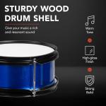 Beginner Drum Set for Kids - 3 Pieces, Blue