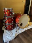 Custom Maple 4-Piece Drum Set 10/12/13/20