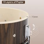 Ktaxon 5-Piece Adult Drum Set with Cymbals