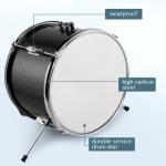 Ktaxon 5-Piece Drum Set with Brass Cymbals