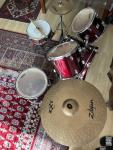 Mixed Drum Set by Evans, Percussion Plus, Zildjian