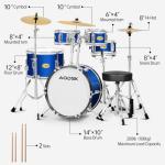 AODSK 5-Piece Beginner Drum Set for Kids