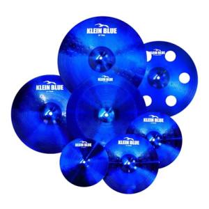 7-Piece Titanium Color Cymbals Set for Drums
