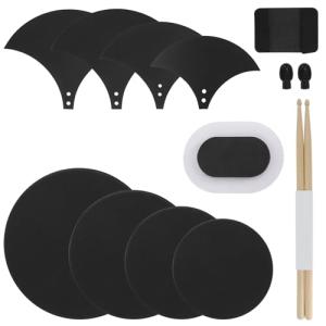 12-Piece Foam Drum Mute Pads Set