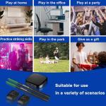 DQTUV Electric Air Drumsticks with RGB Sounds