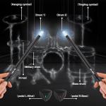 Electric Air Drum Set with Bluetooth Speaker