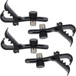 Watris Veiyi Drum Microphone Clips - 4pcs Shockproof Drum Mic Securing Clamp Mounts