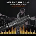 Phenyx Pro PDM35 Overhead Condenser Drum Mic, Super-Cardioid Microphone with Wide Frequency Response Range, Pencil Type for Hi-Hat, Percussions, and String Instruments