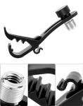 QWORK Drum Microphone Clip, 4 Pack Microphone Securing Clips, Microphone Shockproof Securing Clamp Holder, Drum Musical Instrument Microphone Fixing Clip