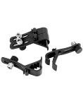 QWORK Drum Microphone Clip, 4 Pack Microphone Securing Clips, Microphone Shockproof Securing Clamp Holder, Drum Musical Instrument Microphone Fixing Clip