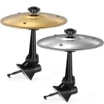 Facmogu 2Pack Car Drum Cymbal Air Vent, Gold & Silver Car Symbol Drum for Car Vent, Quirky Gift for Road Trips, Clip-On Design for Easy Installation and Rugged, Universal Fit Compact Vehicle Accessory