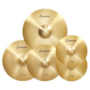 Cymbal Pack, 5 Pieces Drum Cymbals Set,14" Hi Hat Cymbals, 16" Crash and 18" Crash Cymbals, 20" Ride Cymbals for Drums Set