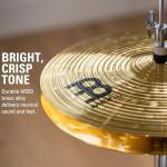 Meinl Cymbal Set Box Pack with 14” Hihats, 20” Ride, 16” Crash, Plus a FREE 10” Splash – HCS Traditional Finish Brass – Made In Germany, 2-YEAR WARRANTY (HCS141620+10)