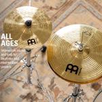 Meinl Cymbal Set Box Pack with 14” Hihats, 20” Ride, 16” Crash, Plus a FREE 10” Splash – HCS Traditional Finish Brass – Made In Germany, 2-YEAR WARRANTY (HCS141620+10)