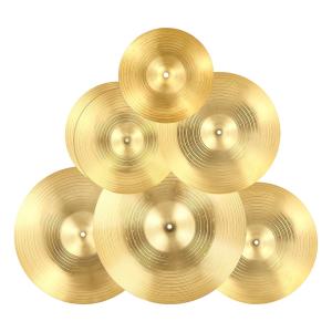 6-Piece Cymbal Set 10-20 Inches for Drums