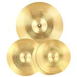 3-Piece Drum Cymbal Set - 14, 16, 20 Inches