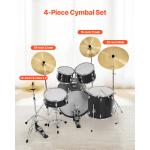 Cymbal Pack 4 Pieces Cymbals Drum Set 14 16 18 20 Inches Cymbals for Drum