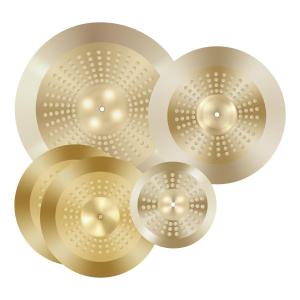 4-Piece Cymbal Set: 10, 14, 16, 20 Inches
