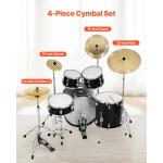 Cymbal Pack 4 Pieces Cymbals Drum Set 10 14 16 20 Inches Cymbals for Drum