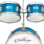 5-Piece Junior Drum Set with Brass Cymbals - Starter Kit