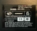 Rock Band 3 Drum Pro Cymbals Expansion Kit With Peddle No Dongle 96911 RB3