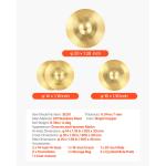 3-Piece Drum Cymbal Set - 14, 16, 20 Inches
