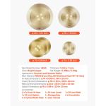 Cymbal Pack 4 Pieces Cymbals Drum Set 10 14 16 20 Inches Cymbals for Drum
