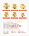 VEVOR Cymbal Pack 6 Pieces Cymbal Set 10 14 16 18 20 Inches Cymbals for Drum